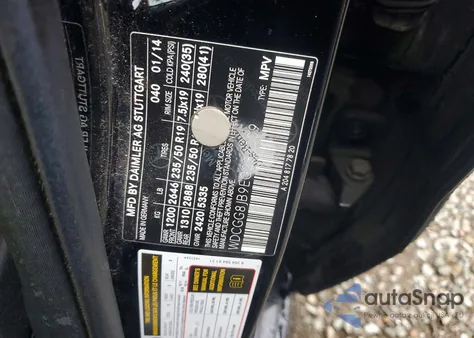 2014 Mercedes-Benz Glk 350 4Matic from USA, damaged, VIN WDCGG8JB9EG282009